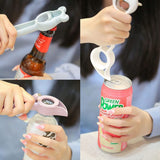 New Cute Multifunction Jar Can Beer Bottle Opener Manual Bottle Opener 4 In 1 Multifunctional Topless Can Opener Kitchen Gadget Bar Tool Accessories sariiholidaycouture