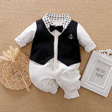 Long-Sleeve Baby Romper