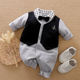 Long-Sleeve Baby Romper