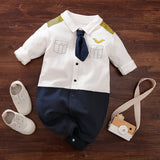 Long-Sleeve Baby Romper