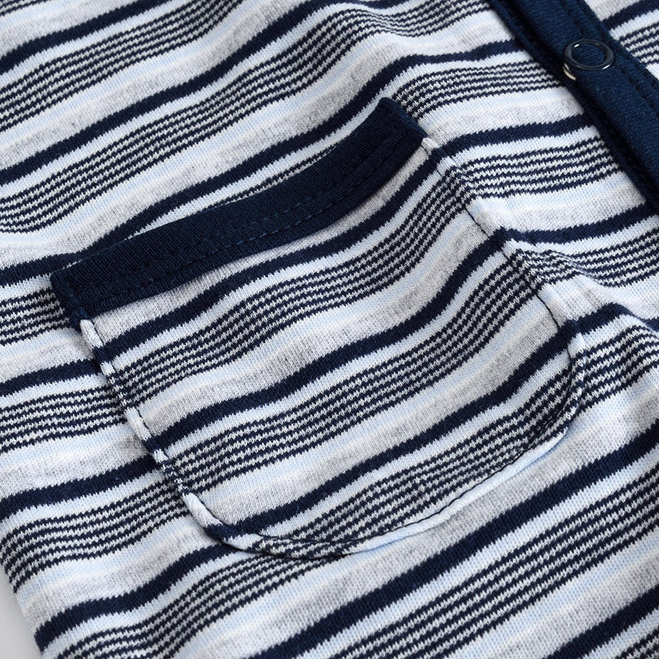 New striped baby pyjamas