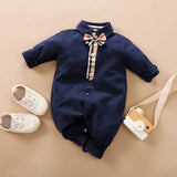 Long-Sleeve Baby Romper