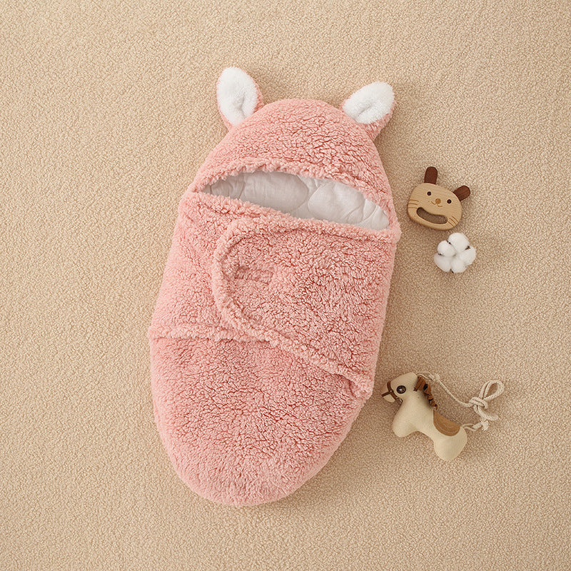 Maternal And Infant Products Newborn Lamb Velvet Quilt Baby Quilt Autumn And Winter Thickened Split-Leg Sleeping Bag Baby Quilt eprolo