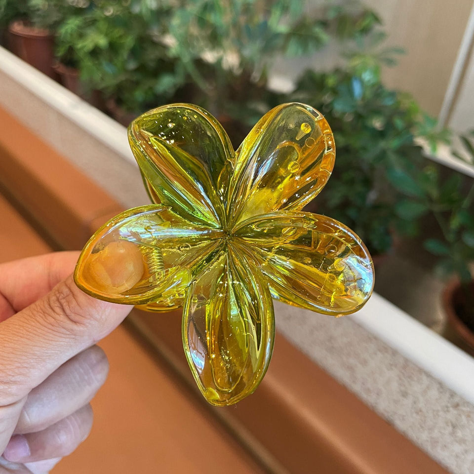 Flower Barrettes Women's Colorful Updo Gadget Hair Accessories sariiholidaycouture
