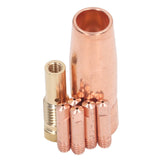 MIG Welding Gun Accessory Flux Core Gasless 0.9mm 0.035in Brass Nozzle Tips Kit Equipment for Century FC90 80GL sariiholidaycouture